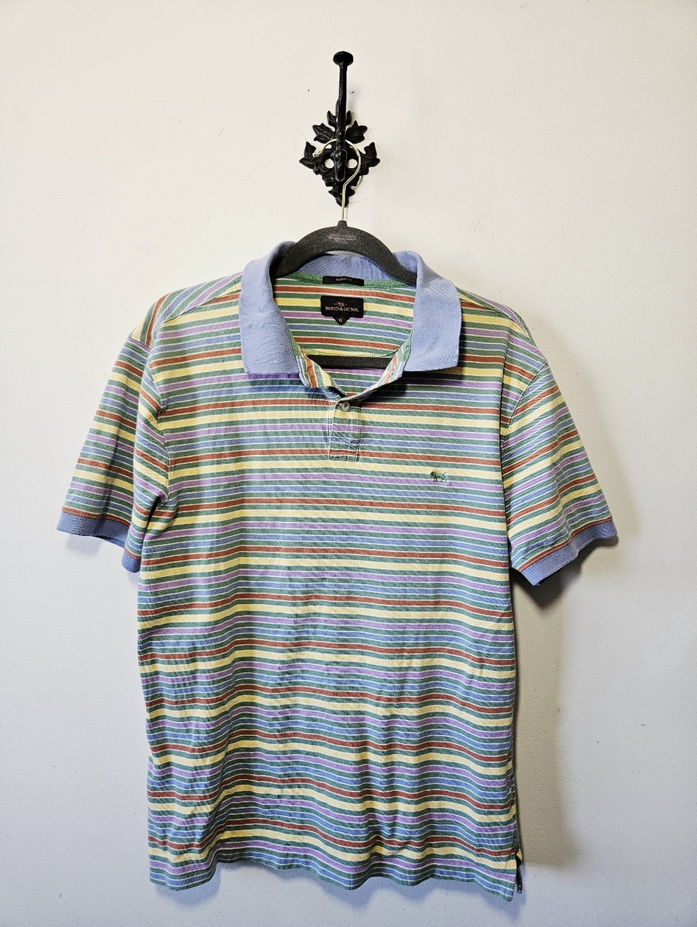 Rodd & Gunn Striped Golf Polo Shirt Size XL Sports Fit Short Sleeve